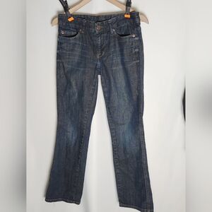 Calvin Klein Women's Boot Cut Denim Jeans Size 26/2 Dark Wash